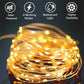 LED Solar Lights Outdoor Fairy String Light Festoon Lamp Waterproof 8 Modes Copper Wire Light for Garden Decor 52/32/22/7M