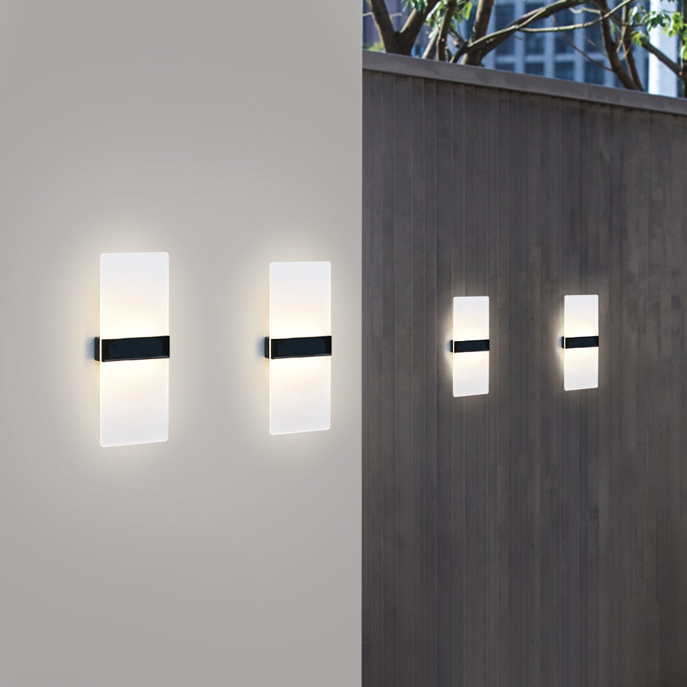 LED-Solar-Wandleuchten, 5 W, für den Außenbereich, wasserdicht, Sicherheits-LED-Beleuchtung, reinweiße und warmweiße Farblampe mit 3 Jahren Garantie