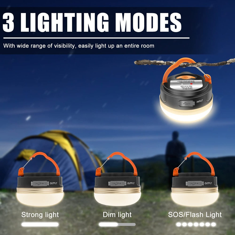 3 LIGHTING MODES With wide range of visibility , easily