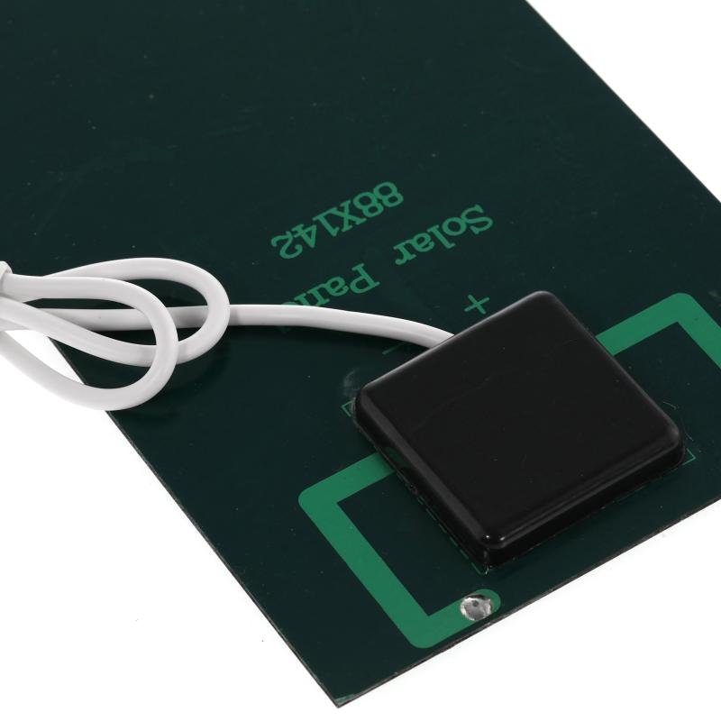 Pannello solare USB da esterno 5W 5V Caricatore solare portatile Pane Caricatore rapido da arrampicata Caricatore solare da viaggio in polisilicio Generatore di caricatori solari fai-da-te