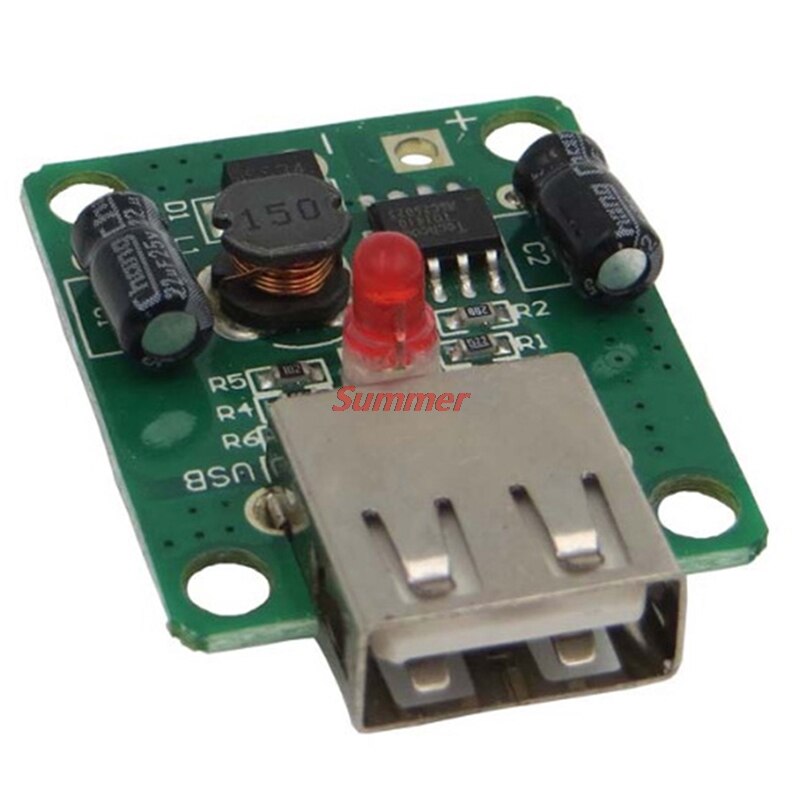 New DC 6V-20V 18V To 5V 2A Max USB Charger Regulator For Solar Panel Fold Bag/ Cell Panel/ Phone Charging Power Supply Module