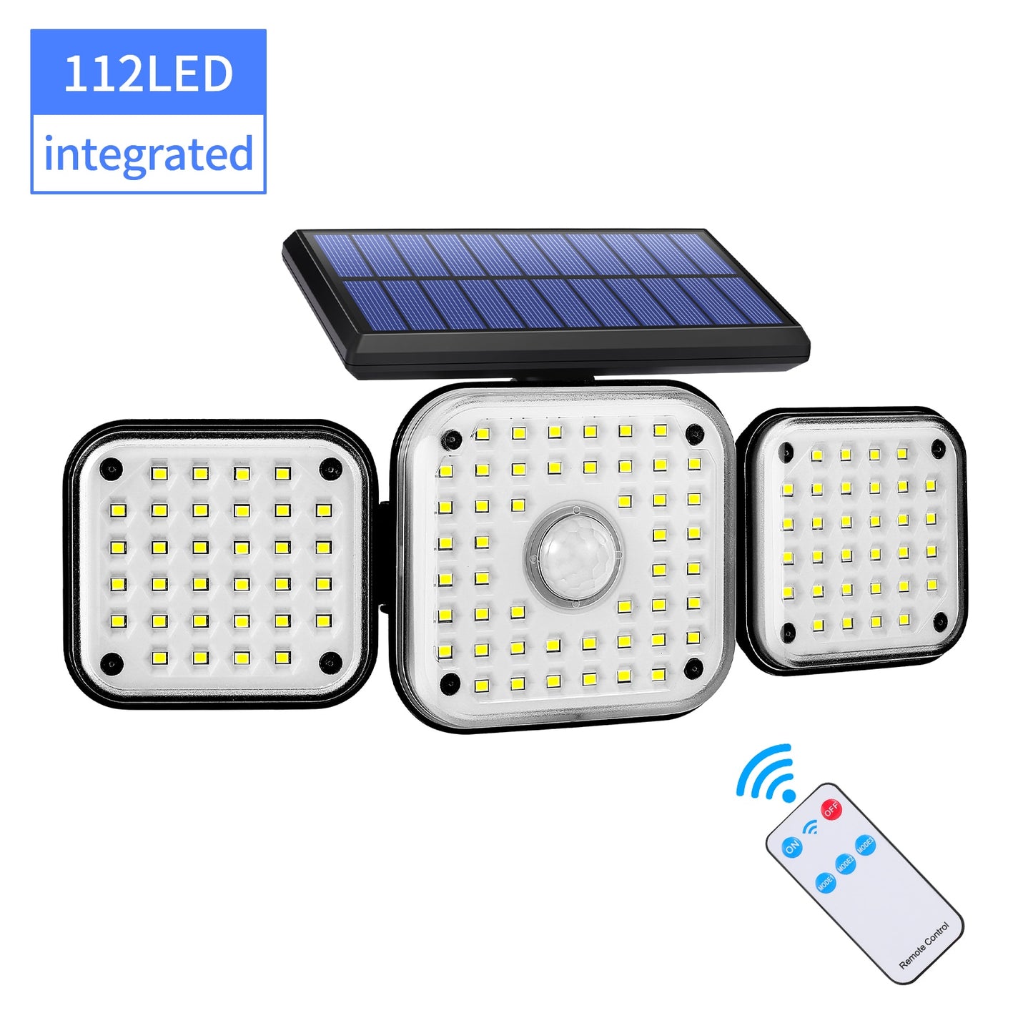 Solar Lights Outdoor with Remote Control Motion Sensor Light 112/333 Led Wall Lamp Waterproof Spotlight Exterior Garage Lighting