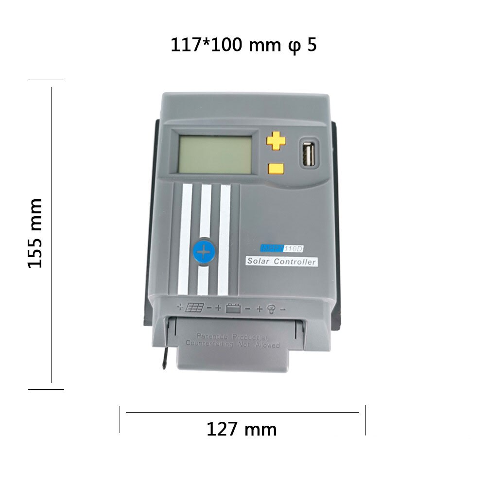 117*100 mm @ 5 1 4 LOD Solar Controller