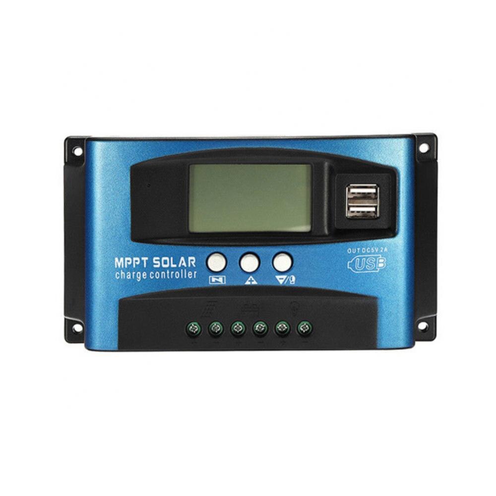 Solar Controller 30/50A MPPT Solar Charge And Discharge Controller Dual USB LCD Display Auto Solar Cell Panel Charger Regulator