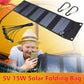 15/20W 5V Solar Panel Outdoor Camping Hiking Foldable USB Solar Panels Portable Power Bank Battery Solar Charger for Cell Phone