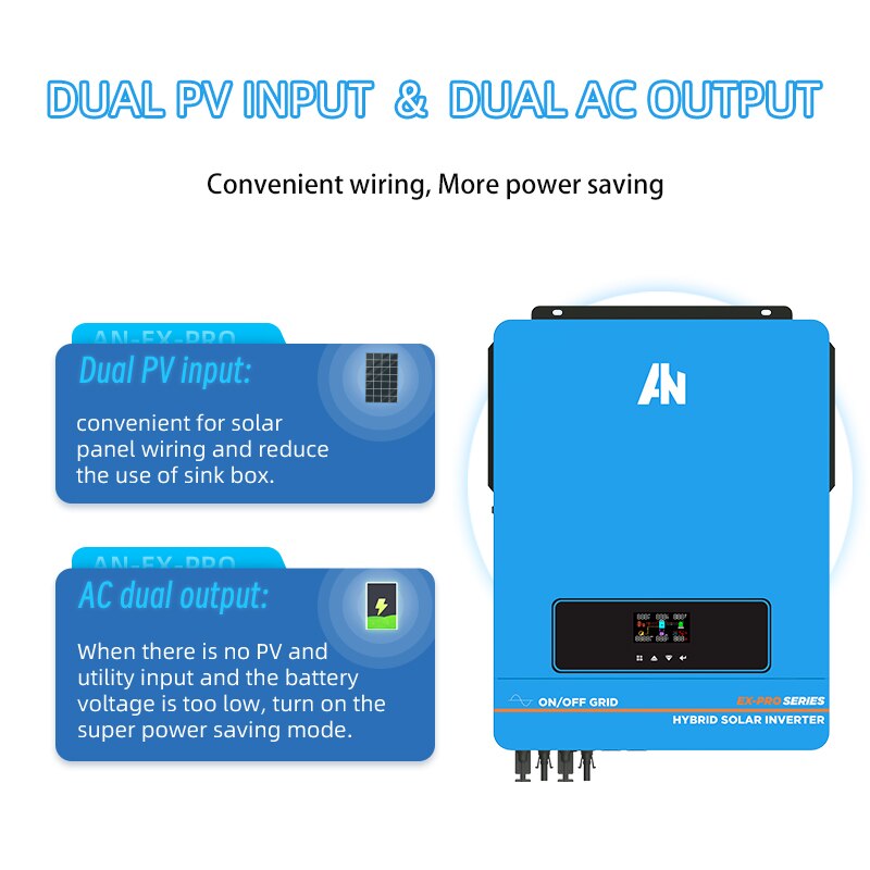 EV DD AC dual output: when battery voltage is too low