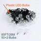 Plastic LED Bulbs 85FT/26M 50+2 Bu