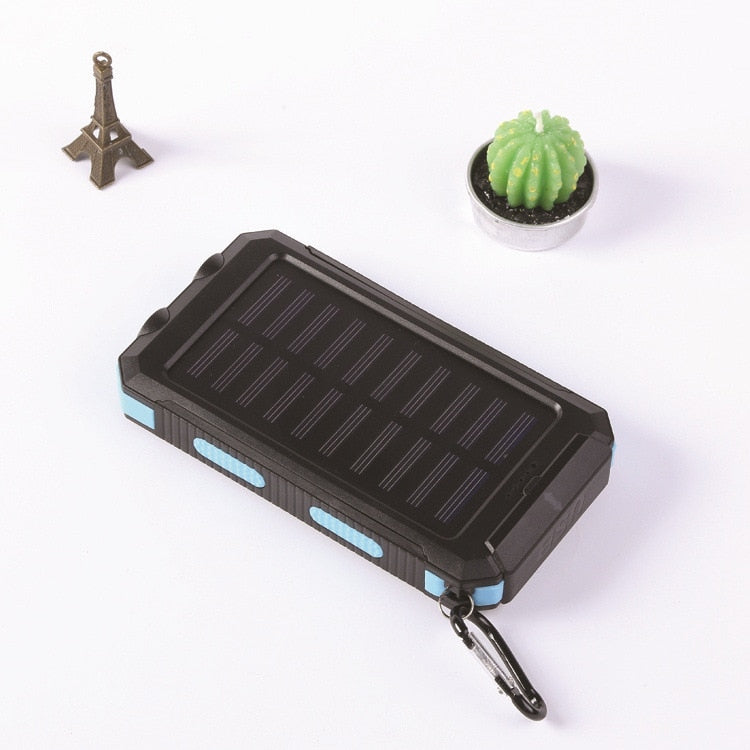 Portable Solar Power Bank 80000mAh External Battery Charging Poverbank External Battery Charger LED Light for All Smartphones