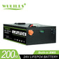 New 12V 200Ah 280Ah 400Ah 24v 100Ah 200Ah 48v 120Ah  LiFePO4 Battery Built in -BMS for Home Energy Storage Solar Perfect  No Tax