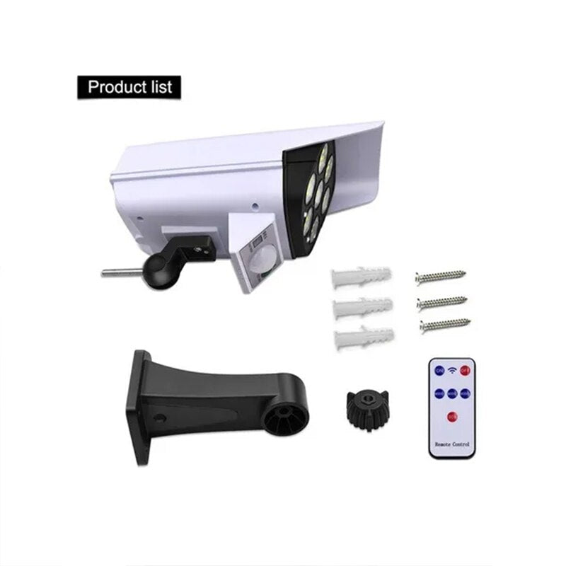 77 LED Solar Light Motion Sensor Security Dummy Camera Wireless Outdoor Flood Light IP65 Waterproof  Lamp 3 Mode For Home Garden