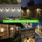 Solar LED Light Outdoor Garden Decor Lamps Waterproof Solar Panel For Balcony Courtyard Street Wall Light Garden Outdoor Light