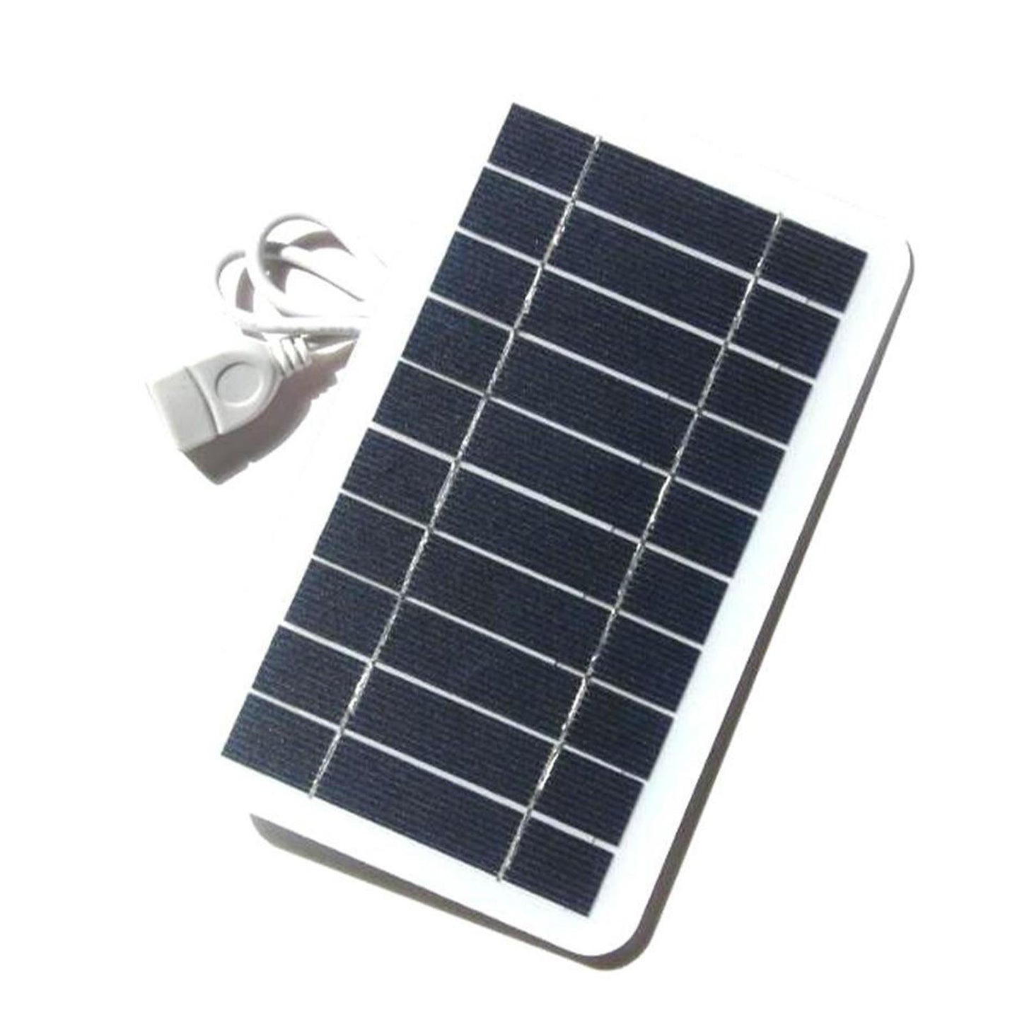 Caricatore del pannello solare USB 5V 2W 400mA Uscita pannello solare portatile Sistema solare portatile esterno USB per caricabatterie per telefoni cellulari