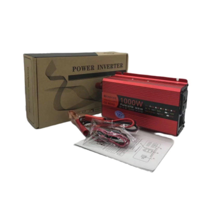 Inversor de onda sinusoidal pura 12 V/24 V/48 V/60 V a CA 110 V 220 V 3000/2200/2000/1000 W transformador de voltaje convertidor de potencia inversor Solar