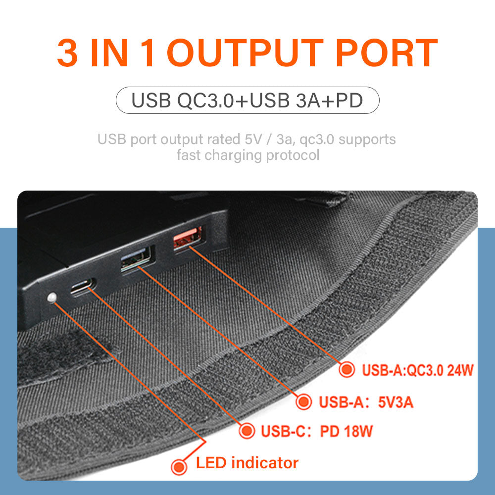 3 IN 1 OUTPUT PORT USB QC3.0