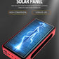 Solar Power Bank 80000mAh Wireless External Battery Portable PowerBank 4USB Convenient Travel For iPhone Samsung Huawei Xiaomi
