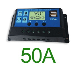 Professional Solar Panel Controller Battery Charge Regulator 2USB 12V/24V 10A~100A Photovoltaic Street Lamp Control System