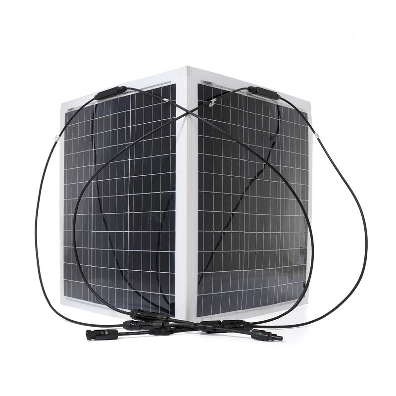 300W 600W Monocrystalline Solar Panel Kit for RV 12V 18V Charge Battery Power Bank Complete Kit For Car/Boat/Battery/Camping