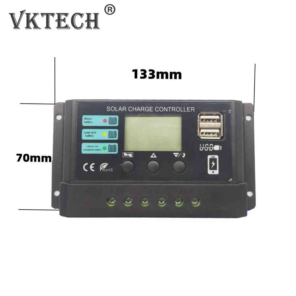 VKTECH 133mm SOLAR CHARGE CONTROL