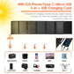 100W Solar Panel, With iOS Phone/Type C/Micro USB 3-in-1