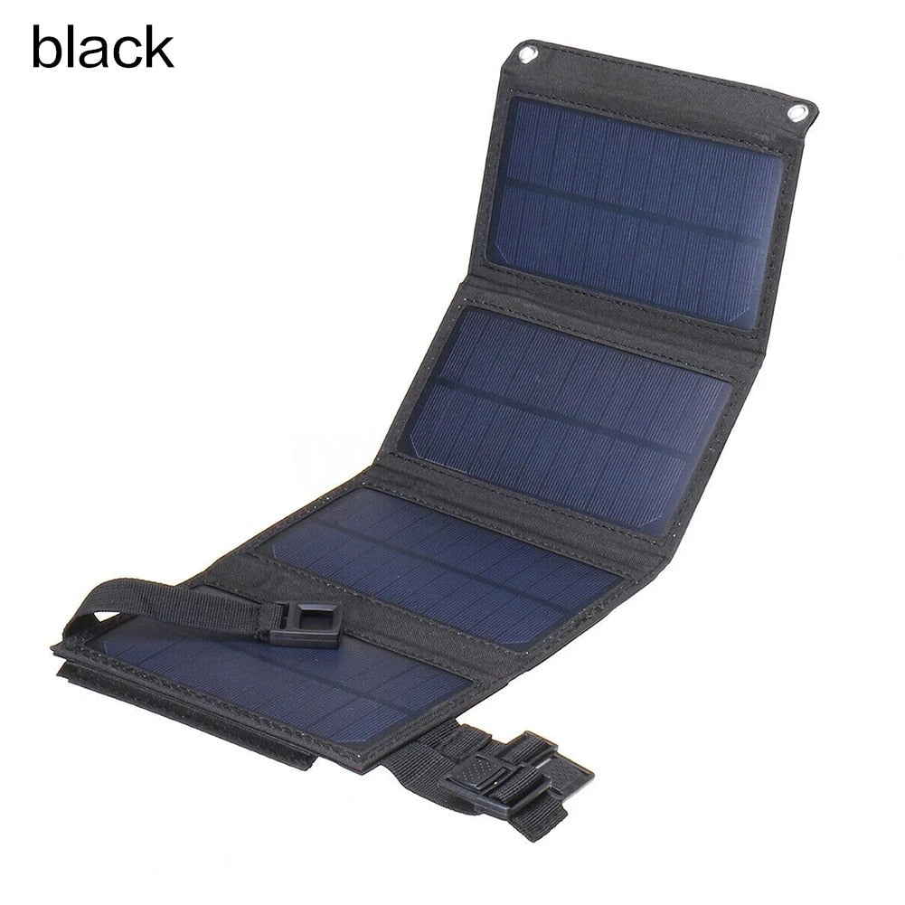 Foldable Solar Panel 100W USB Solar Cell Portable Folding Waterproof 5V Solar Charger Outdoor Mobile Power Battery Sun Charging