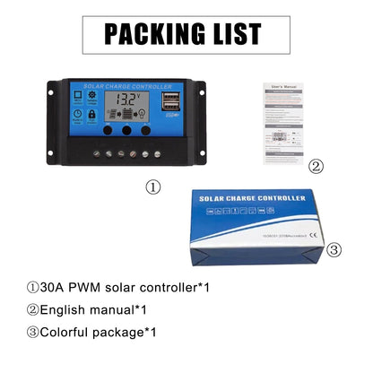 150W 300W Solar Panel, PACKING LIST SOLAR CHARGE CONTROLLER