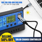 PWM Solar Controller 12/24V 10A-60A Battery Charger LCD Dual USB 5V Output Maximum Working Voltage 50V