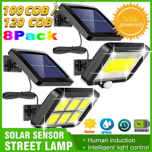 8Pack Solar IP65 RECHARGABLE SOLAR SENSOR