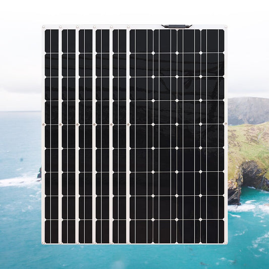 Flexible solar panel 18v 120w photovoltaic 240w 360W-600W 960w power 12v 24V charging for balcony light car Motorhome Boat yacht