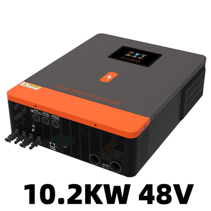 PowMr Grid Tie Inverter Hybrid 6KW 8KW 10KW MPPT Solar Inverter 48V 180A 160A 120A Daul PV In-Put and Second Output