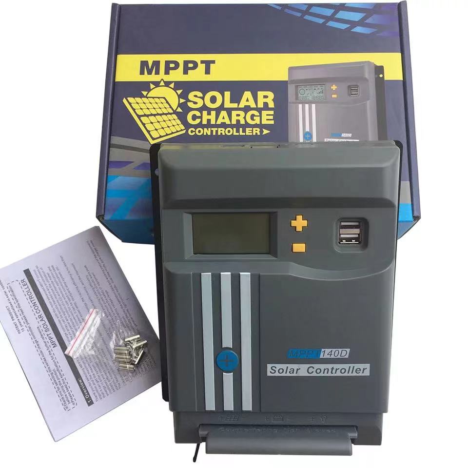 Mppt Solar Charge Controller Solar Panel MPPT LCD Display 10A 20A 30A 40A With WIFI 12V/24V Battery Regulator Dual USB LifePo4
