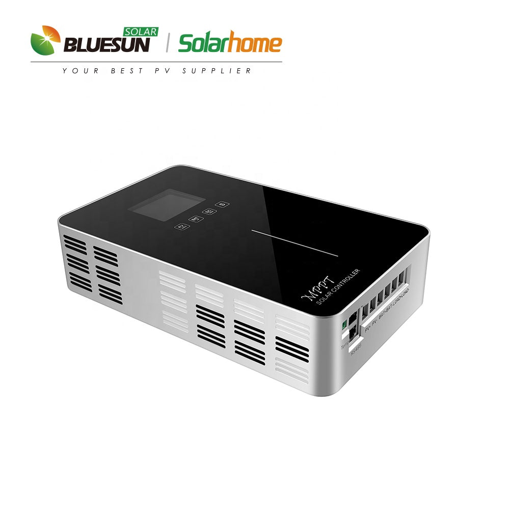 Bluesun 12V/20A Solar Charger Controller - MPPT Power Inverter with Charger 12v 24v 30a 50 60a amp | Best Solar