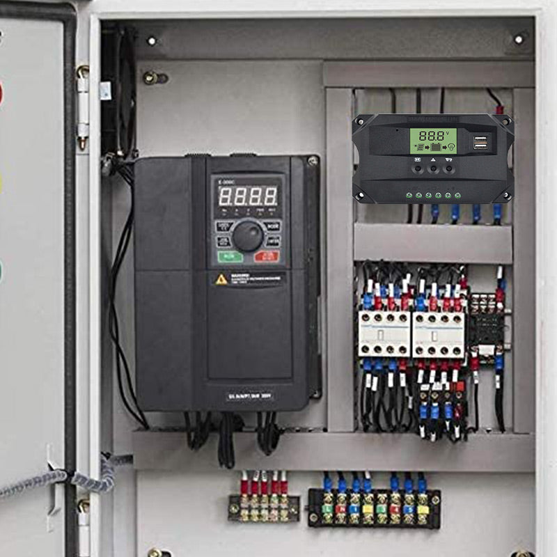 MPPT Solar Charge Controller, Charge multiple devices with this dual USB port adapter's 5V/3A output.