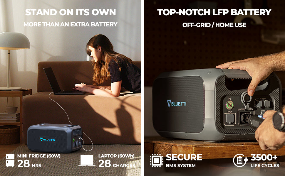 BLUETTI B230 Expansion Battery Extra Battery 2048Wh LiFePO4