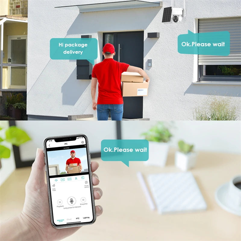 WiFi PTZ Camera, Please confirm receipt. Package delivered. Wait no longer.