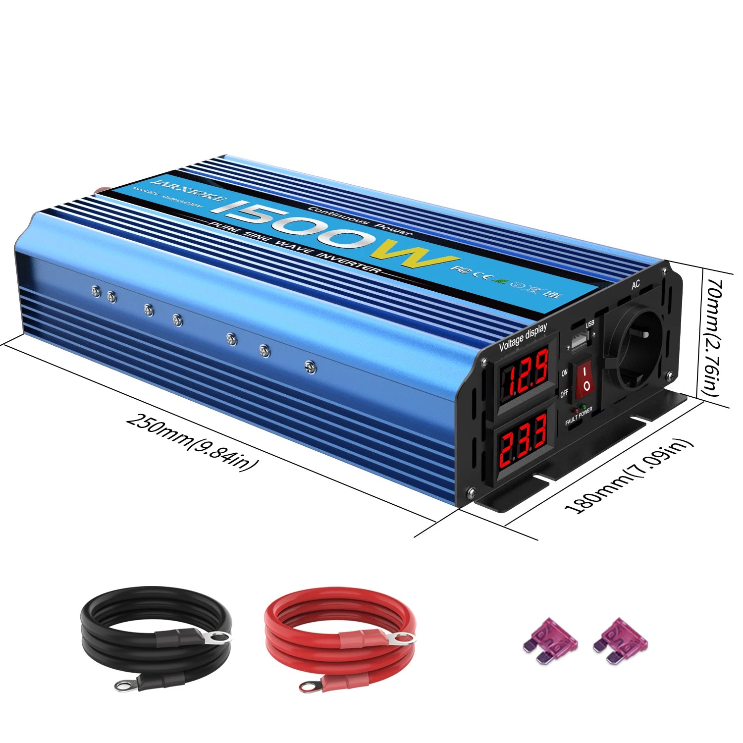 Inverter, Warning: Read manual first, then use equipment; keep it handy for future reference.