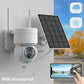 Cámara WiFi PTZ para exteriores, cámara IP Solar inalámbrica, 4MP HD, batería integrada, cámara de videovigilancia, aplicación iCsee de larga duración en espera