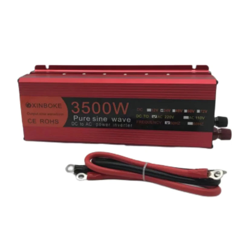 Pure Sine Wave Inverter, High-voltage protection: inverters only connect to matching battery voltages (10.5-15.5V, 19.5-28V, etc.) with automatic shut-off if voltage exceeds range.