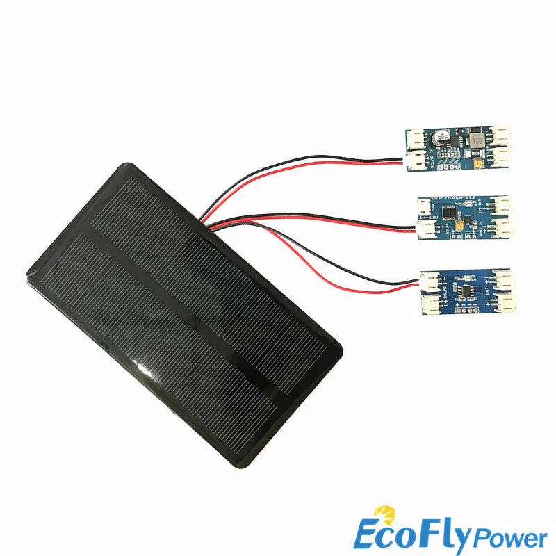 Mini 6V 210mA 1.25W  Solar Panel, Use 9V solar panel with CN3791 MPPT Solar Charger; voltage requirements apply.
