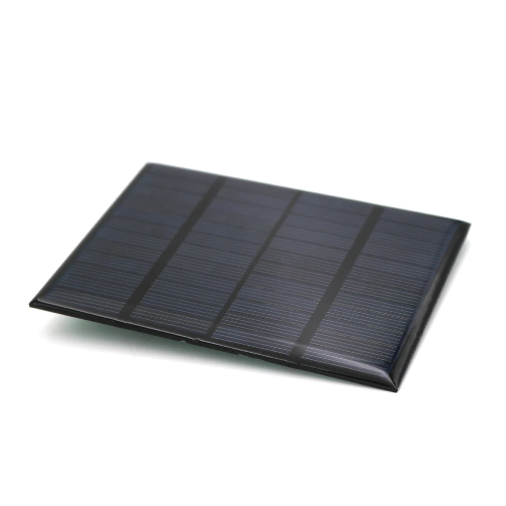12V 1.5W Solar Panel, Compact solar panel set with 2 x 12V 1.5W mini panels for outdoor use or DIY projects.