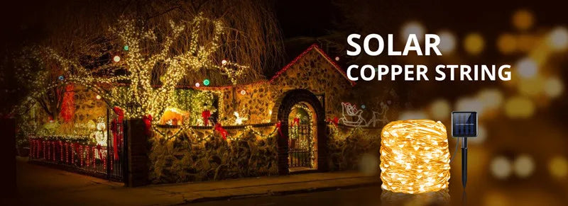 Solar-powered outdoor lamp for gardens, stairs, and fences with adjustable up-and-down lighting.