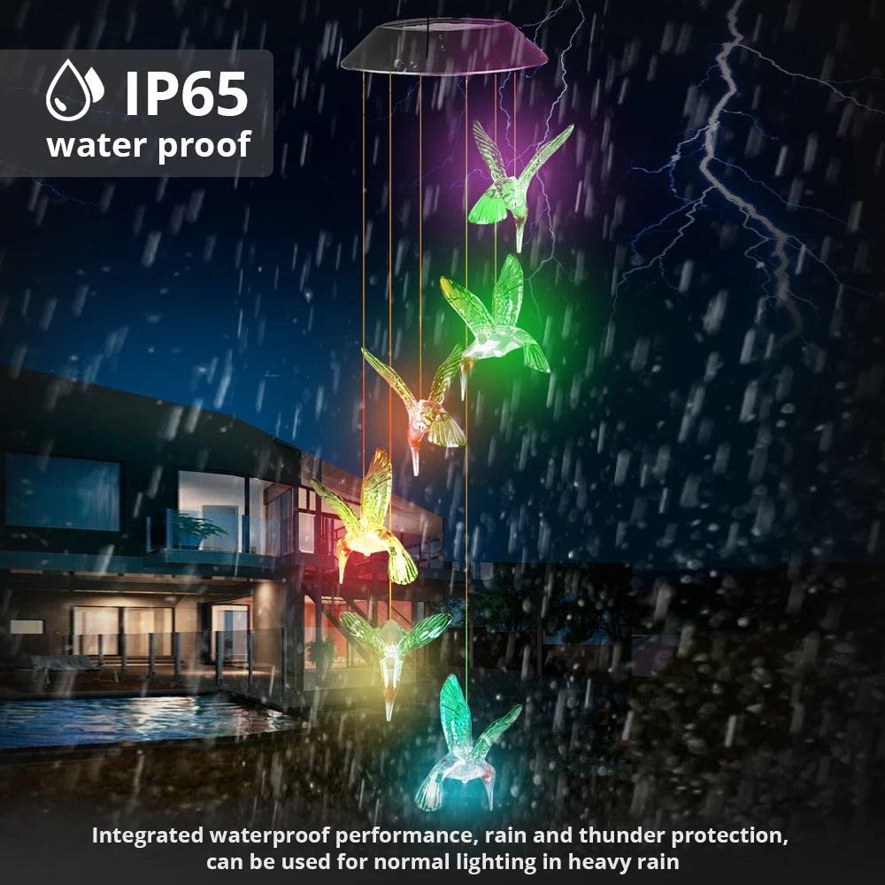 Reliable outdoor lighting in rainy conditions with IP65 waterproof design.