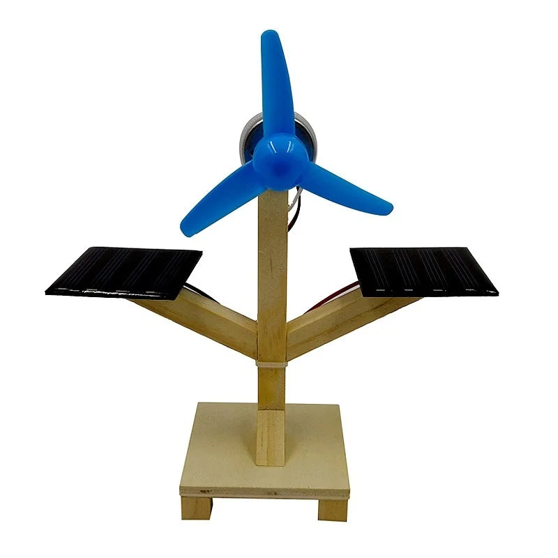 DIY Toy, Solar-powered fan kit for kids, suitable for ages 12+, with CE certification and fantasy/sci-fi theme.