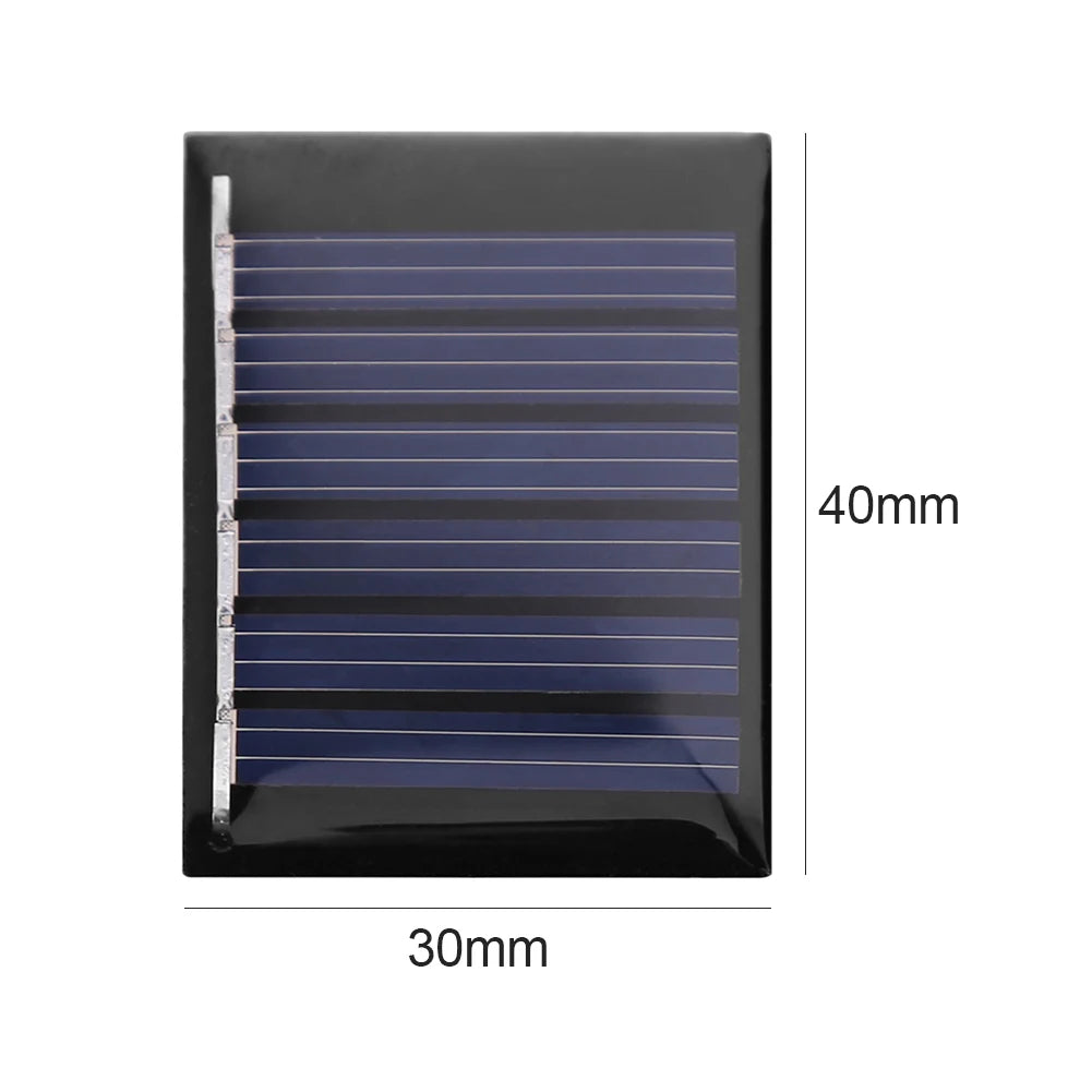 0.15W 3V Mini Solar Panel, Mini solar panels for portable power, 0.15W, 3V, perfect for DIY projects.