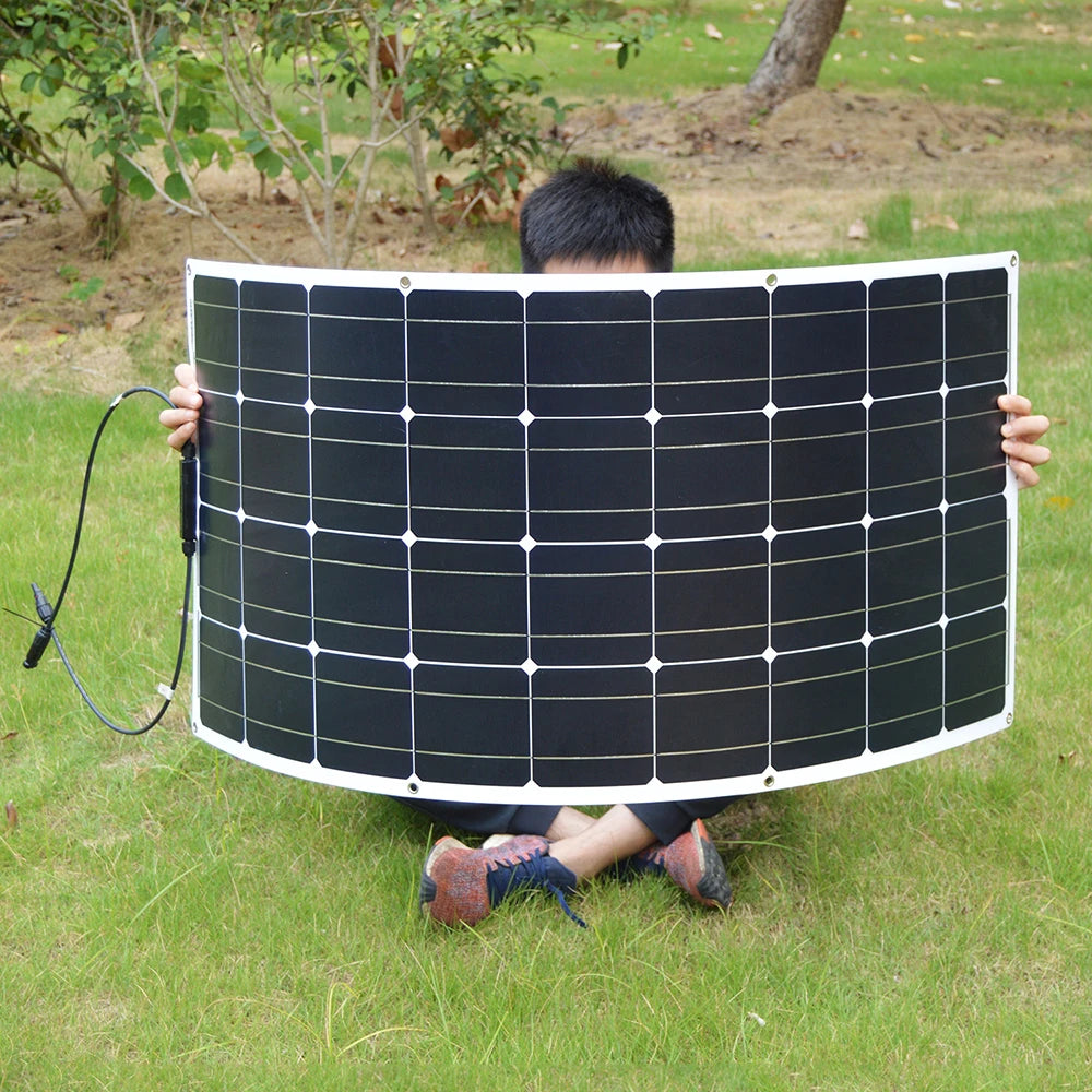 Dokio 18V/16V 100W 200W 400W Flexible Solar Panel, Transparency notice: Large product requires alternative logistics due to Brazilian postal size limitations.