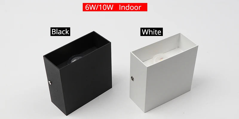 6W/10W LED Wall Light, Indoor use only; this lamp is not designed for outdoor or water-resistant applications.