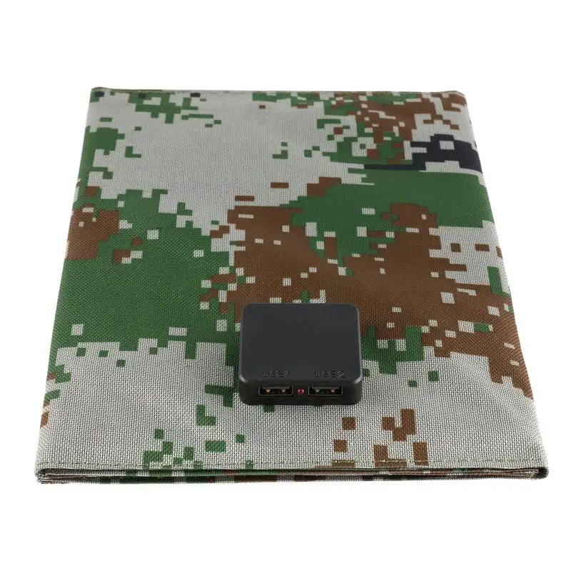 Foldable 5V 100W Dual USB Solar Panel, Customized solar panel with monocrystalline silicon, foldable design and CE certification.