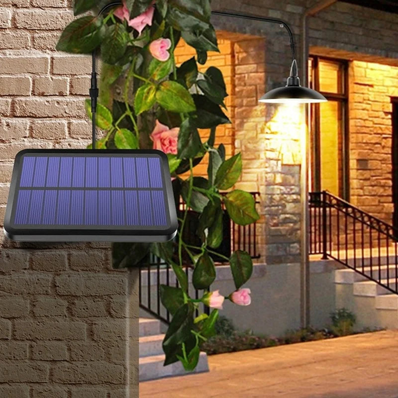 Solar Pendant Light, Soft, natural lighting with high color rendering and no falloff.