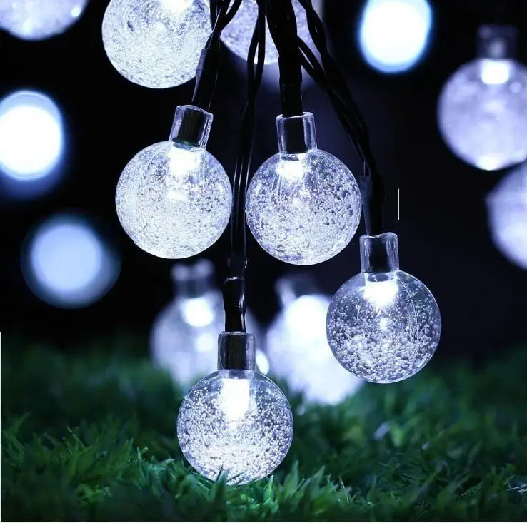 18 Styles Solar Garlands light, Solar-powered fairy light garland with peach flowers and LED lights for outdoor garden and Christmas decorating.