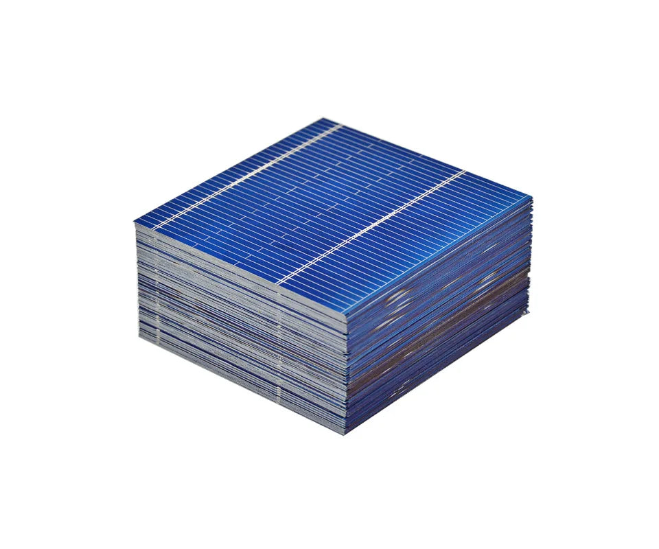 SUNYIMA 100PCS 0.5V 0.46W Solar Panel, Solar panel kit with 100 pieces, 0.5V each, suitable for DIY projects, battery charging and phone powering.