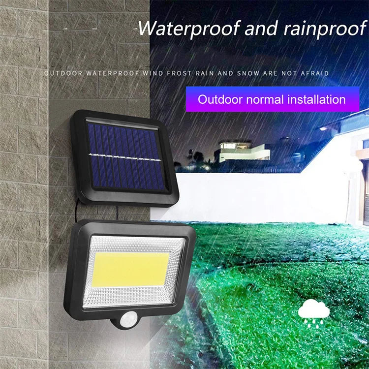 Durable and weather-resistant solar light suitable for outdoor use.